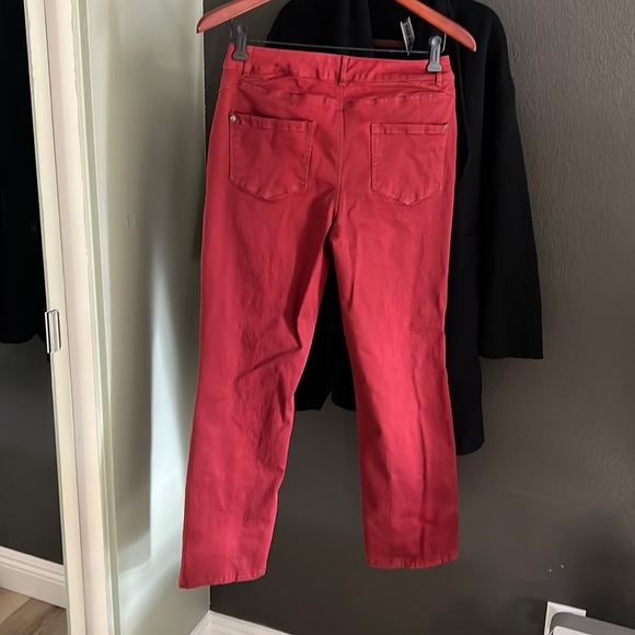 Coldwater Creek, brick red jeans (soft) - Picture 2 of 8